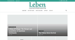Desktop Screenshot of leben.us