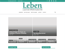 Tablet Screenshot of leben.us
